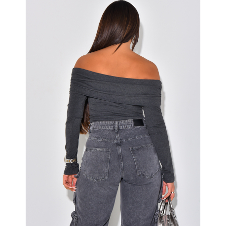 Top col bateau Top col bateau