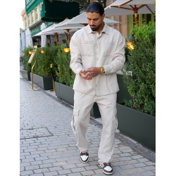 Ensemble pantalon et chemise à poches Ensemble pantalon et chemise à poches