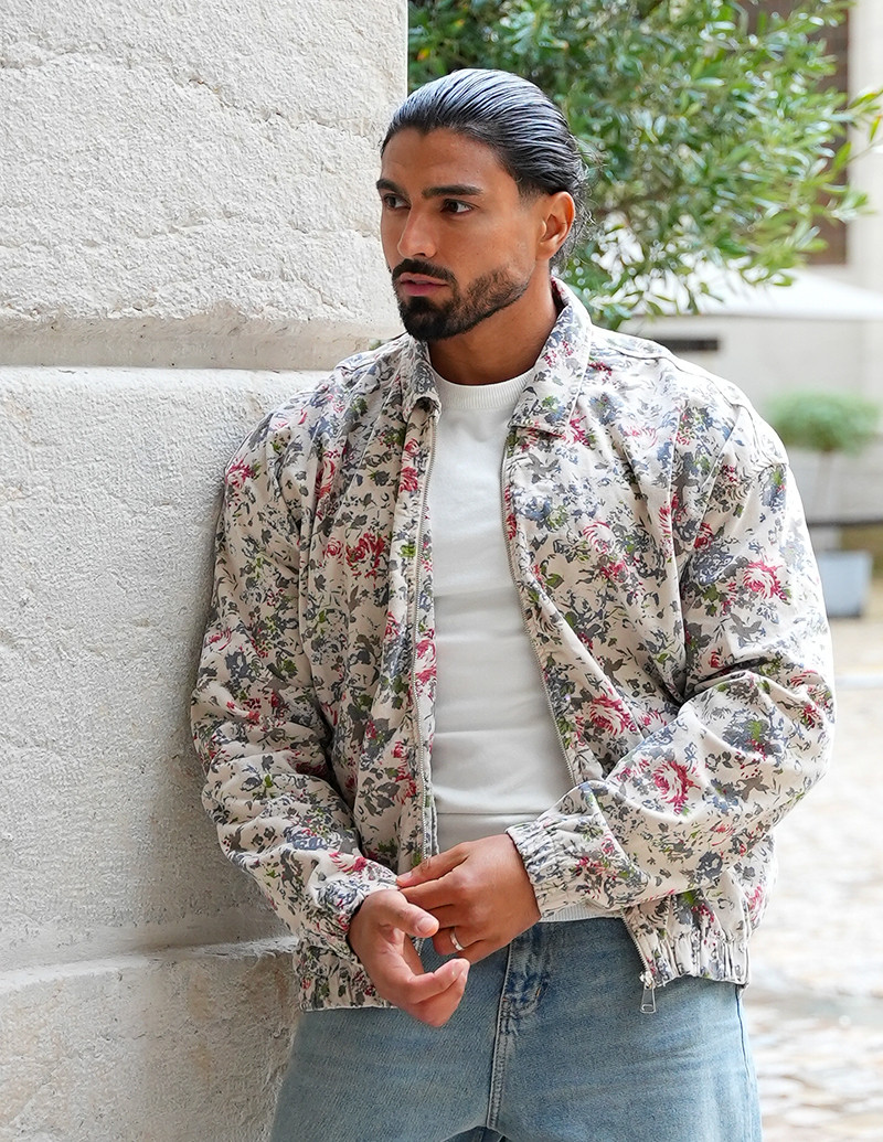 Veste à motifs