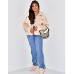 Fliegerjacke aus Schafsfell   Fliegerjacke aus Schafsfell