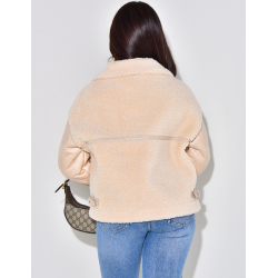 Fliegerjacke aus Schafsfell   Fliegerjacke aus Schafsfell