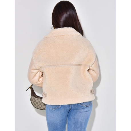 Fliegerjacke aus Schafsfell   Fliegerjacke aus Schafsfell