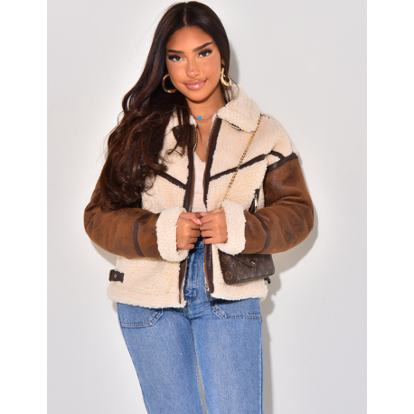   Fliegerjacke aus Schafsfell
