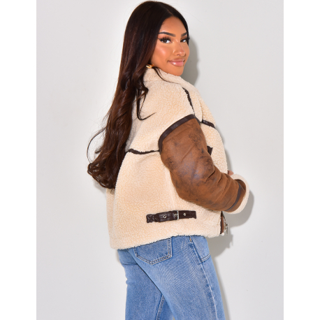   Fliegerjacke aus Schafsfell