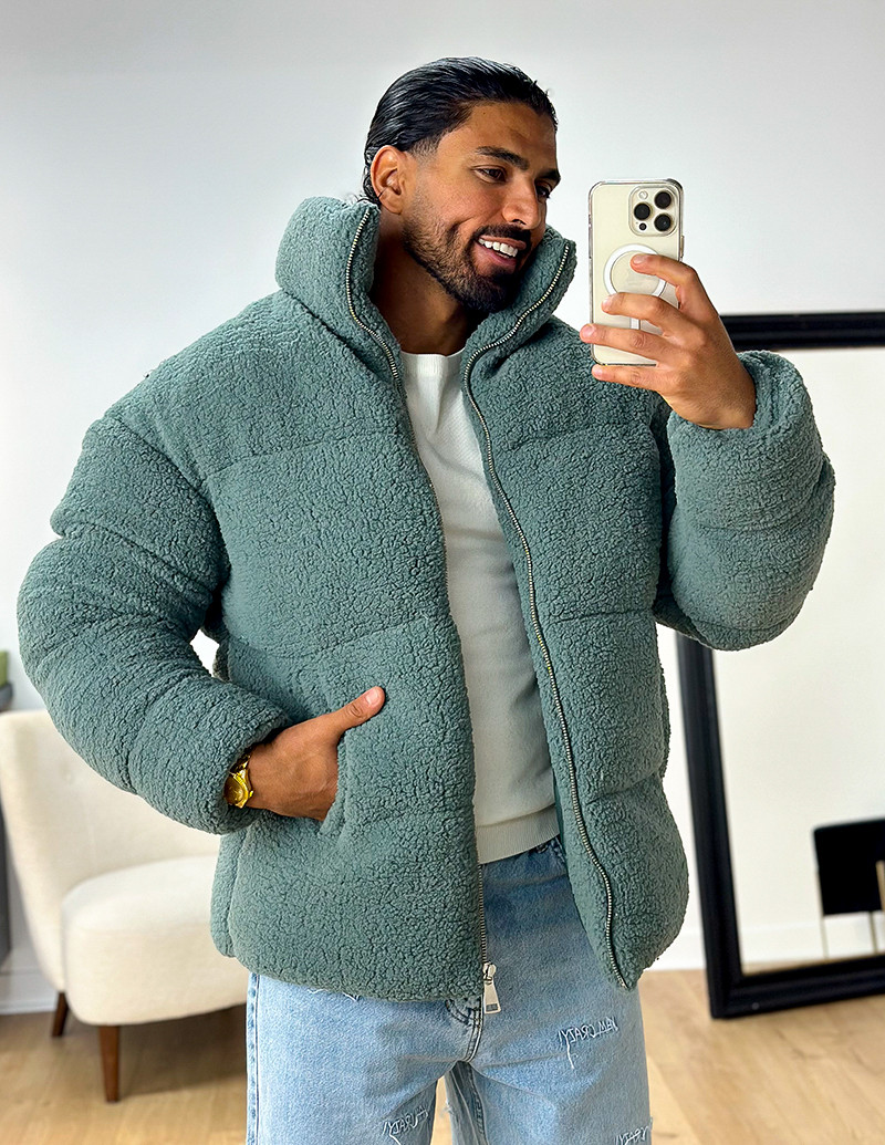 Doudoune en peau de mouton