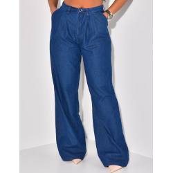 Jeans fluide coupe large