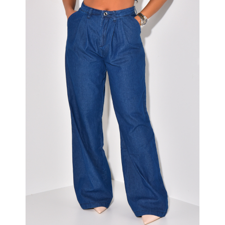 Jeans fluide coupe large
