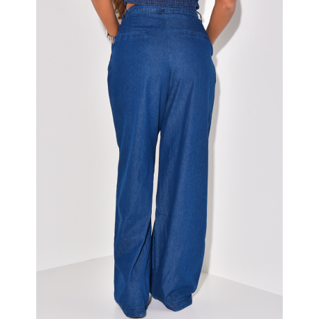 Jeans fluide coupe large
