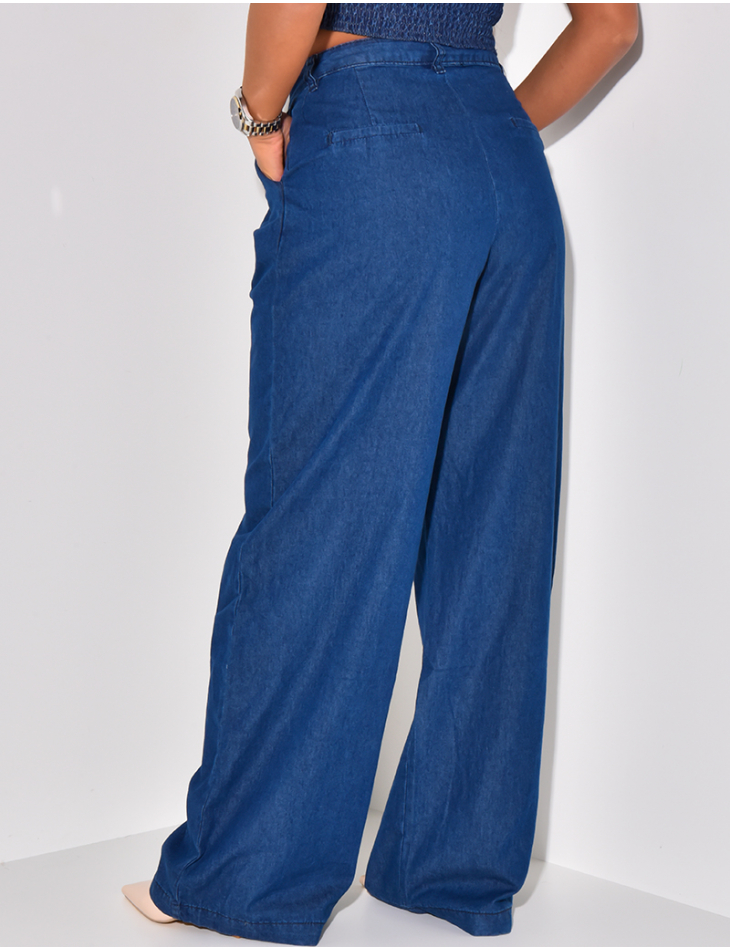 Jeans fluide coupe large
