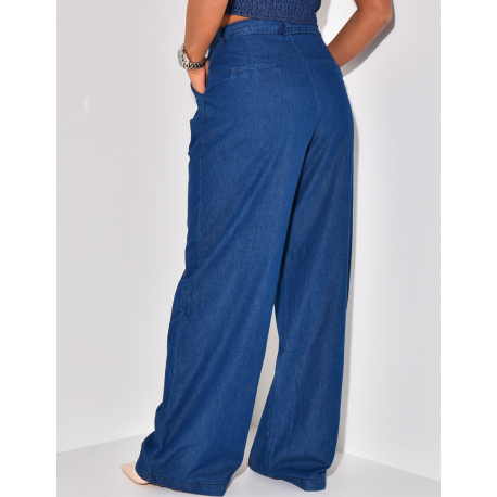 Jeans fluide coupe large