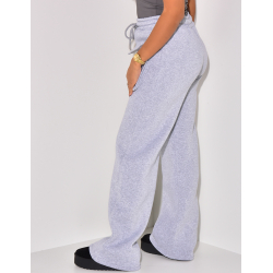 Fleece-Jogginghose mit Cargotaschen