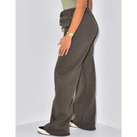 Fleece-Jogginghose mit Cargotaschen Fleece-Jogginghose mit Cargotaschen