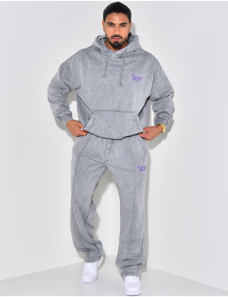 Ensemble pantalon et sweat "Factory story"
