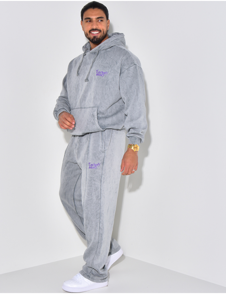 Ensemble pantalon et sweat "Factory story"