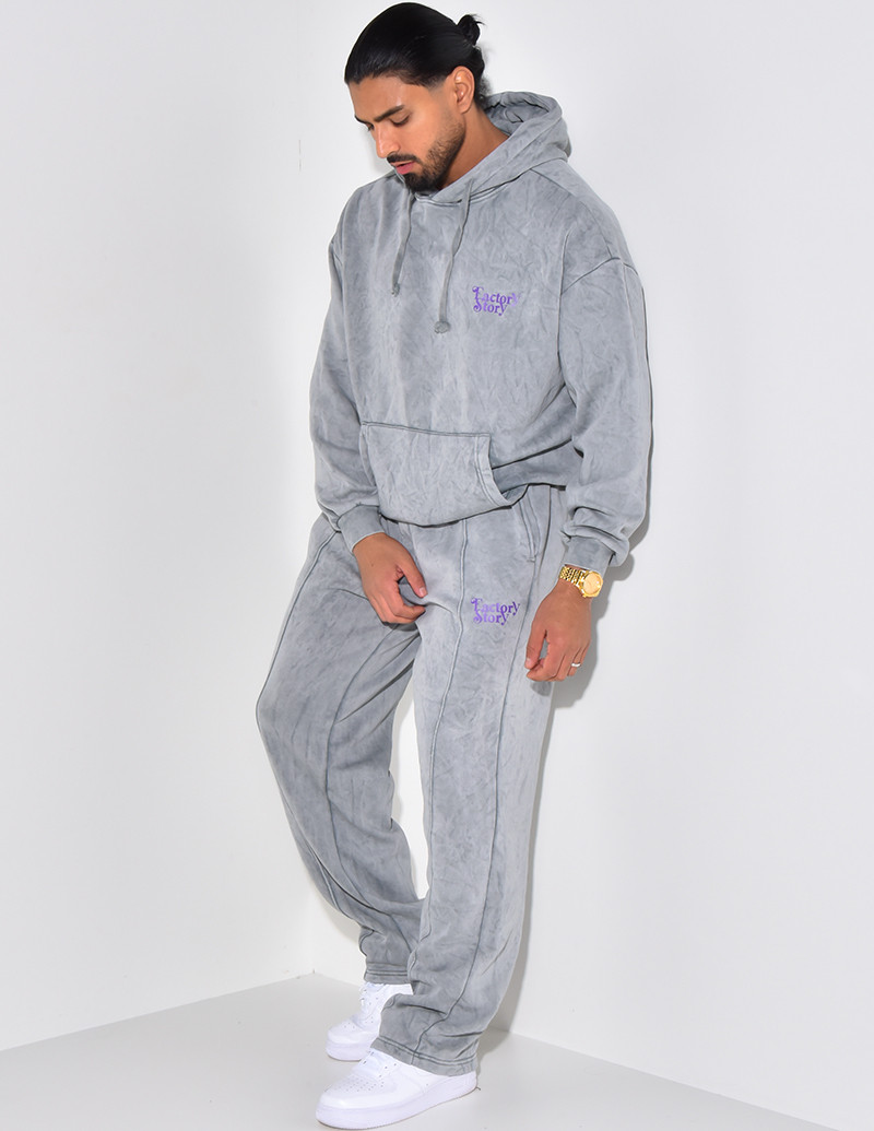 Ensemble pantalon et sweat "Factory story"