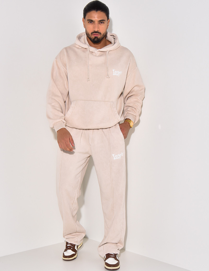 Ensemble pantalon et sweat "Factory story"