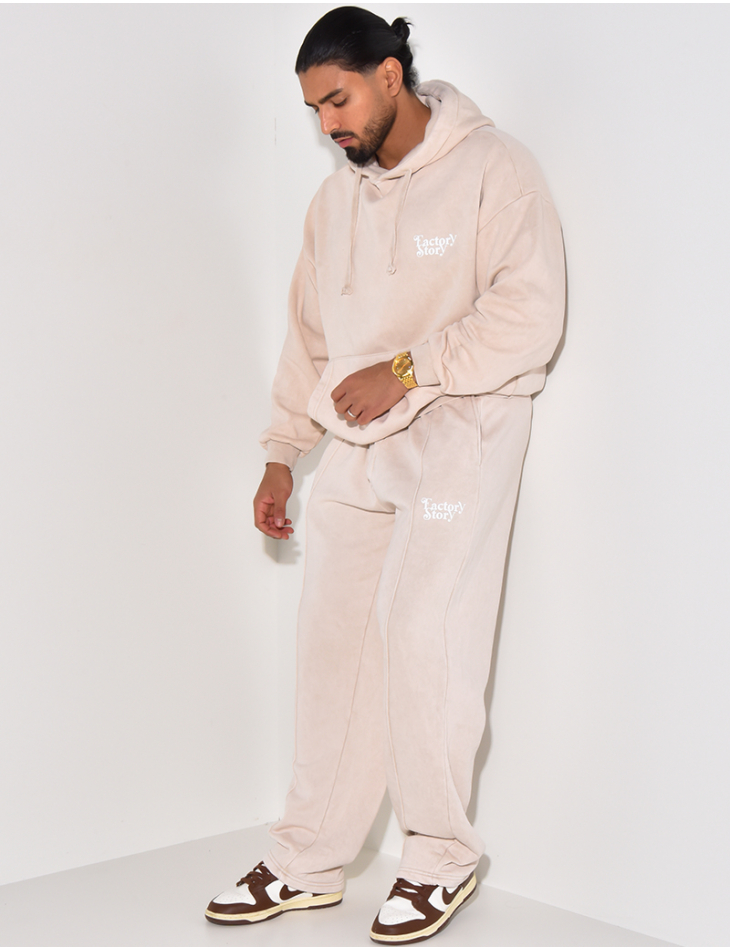 Ensemble pantalon et sweat "Factory story"