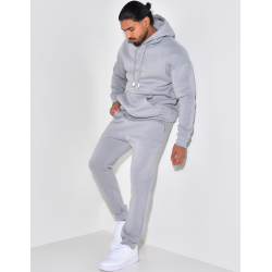 Ensemble sweat à capuche et pantalon uni Ensemble sweat à capuche et pantalon uni