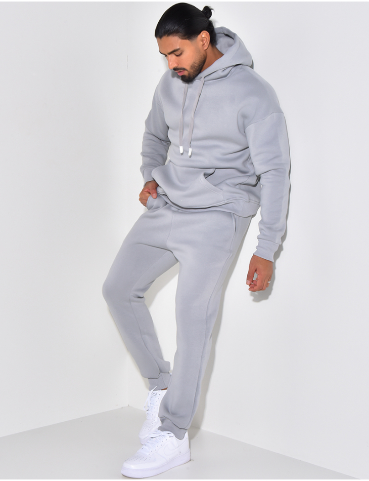 Ensemble sweat à capuche et pantalon uni Ensemble sweat à capuche et pantalon uni