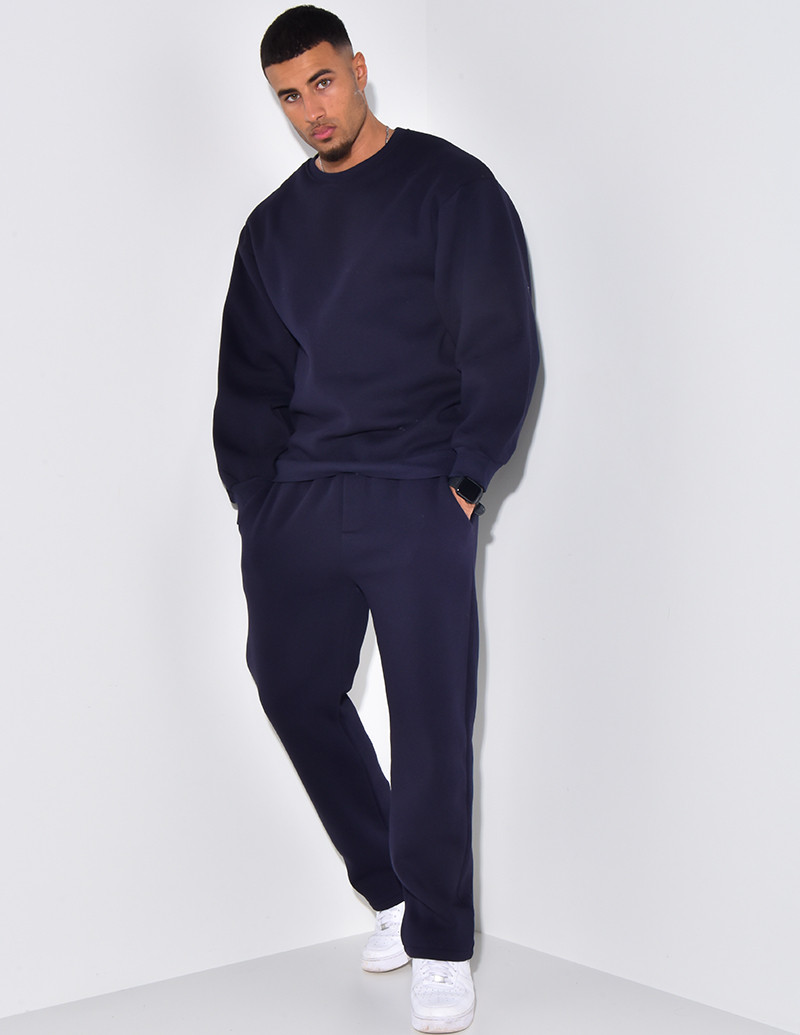 Ensemble pantalon et sweat molletonné