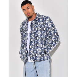Veste épaisse à motifs Veste épaisse à motifs