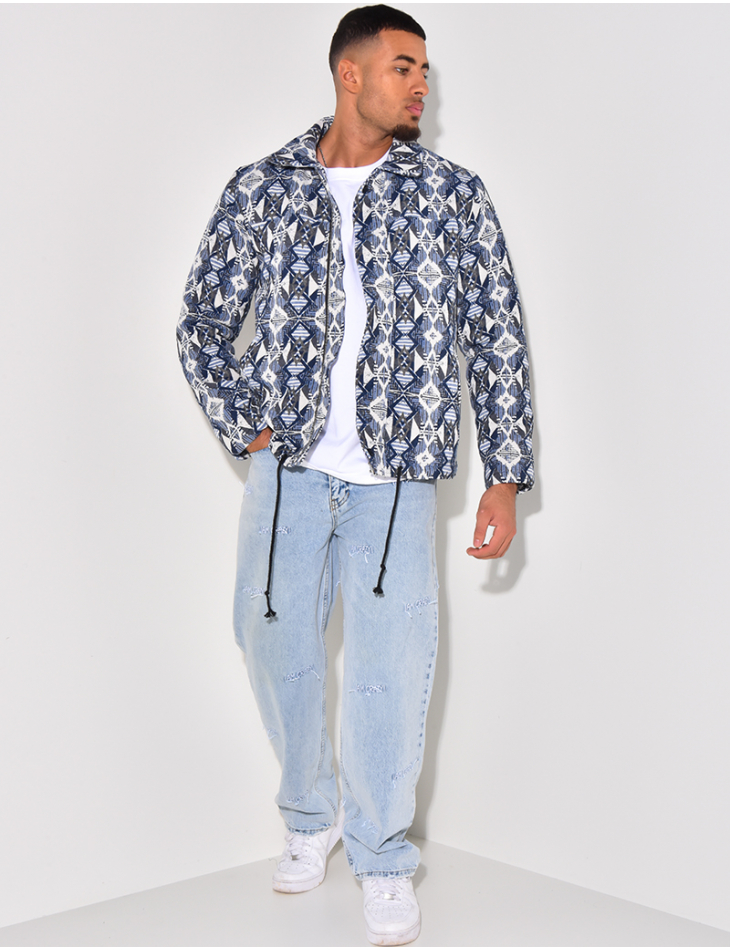 Veste épaisse à motifs Veste épaisse à motifs