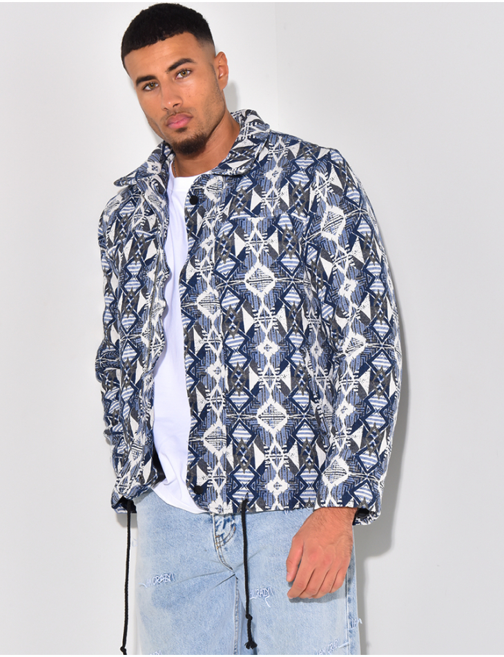 Veste épaisse à motifs Veste épaisse à motifs