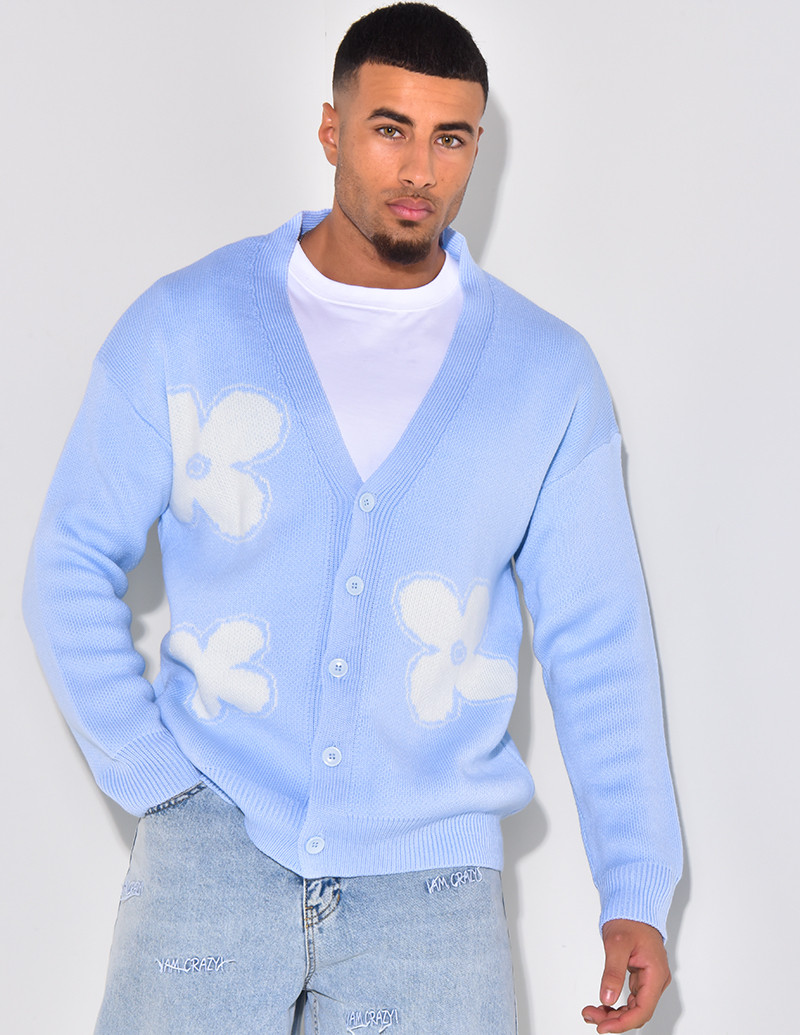 Gilet à motifs trèfle