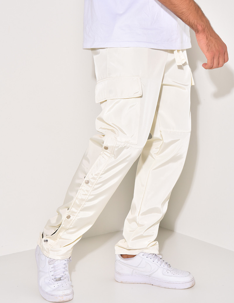 Pantalon à boutons pressions