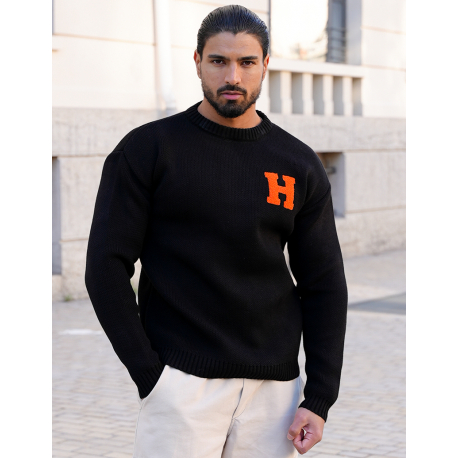 Pull épais avec la lettre H