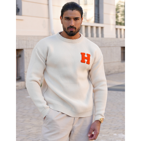 Pull épais avec la lettre H Pull épais avec la lettre H