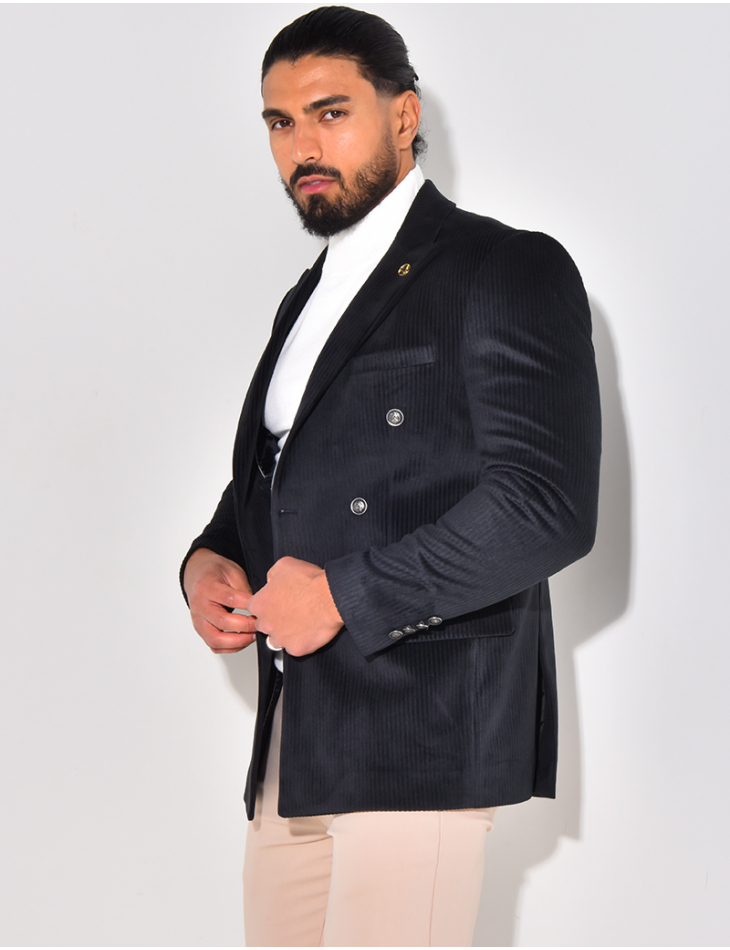 Veste de costume en velours côtelé Veste de costume en velours côtelé