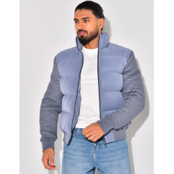 Bombers matelassé bi-matière Bombers matelassé bi-matière