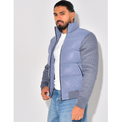 Bombers matelassé bi-matière Bombers matelassé bi-matière