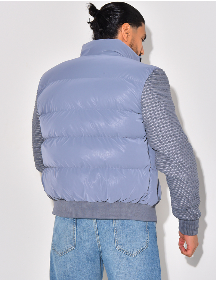 Bombers matelassé bi-matière Bombers matelassé bi-matière