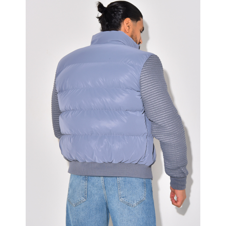 Bombers matelassé bi-matière Bombers matelassé bi-matière