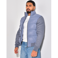 Bombers matelassé bi-matière Bombers matelassé bi-matière