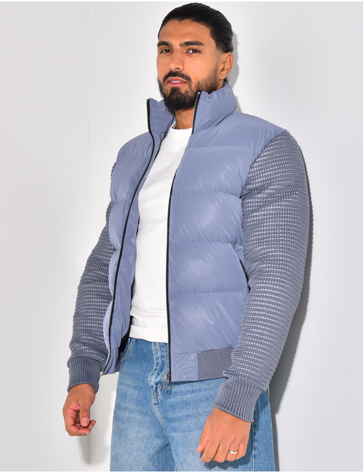 Bombers matelassé bi-matière Bombers matelassé bi-matière