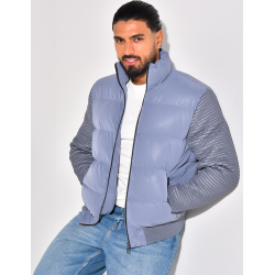 Bombers matelassé bi-matière Bombers matelassé bi-matière