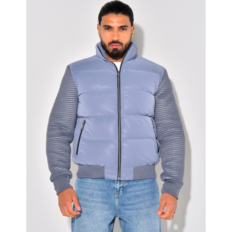 Bombers matelassé bi-matière Bombers matelassé bi-matière