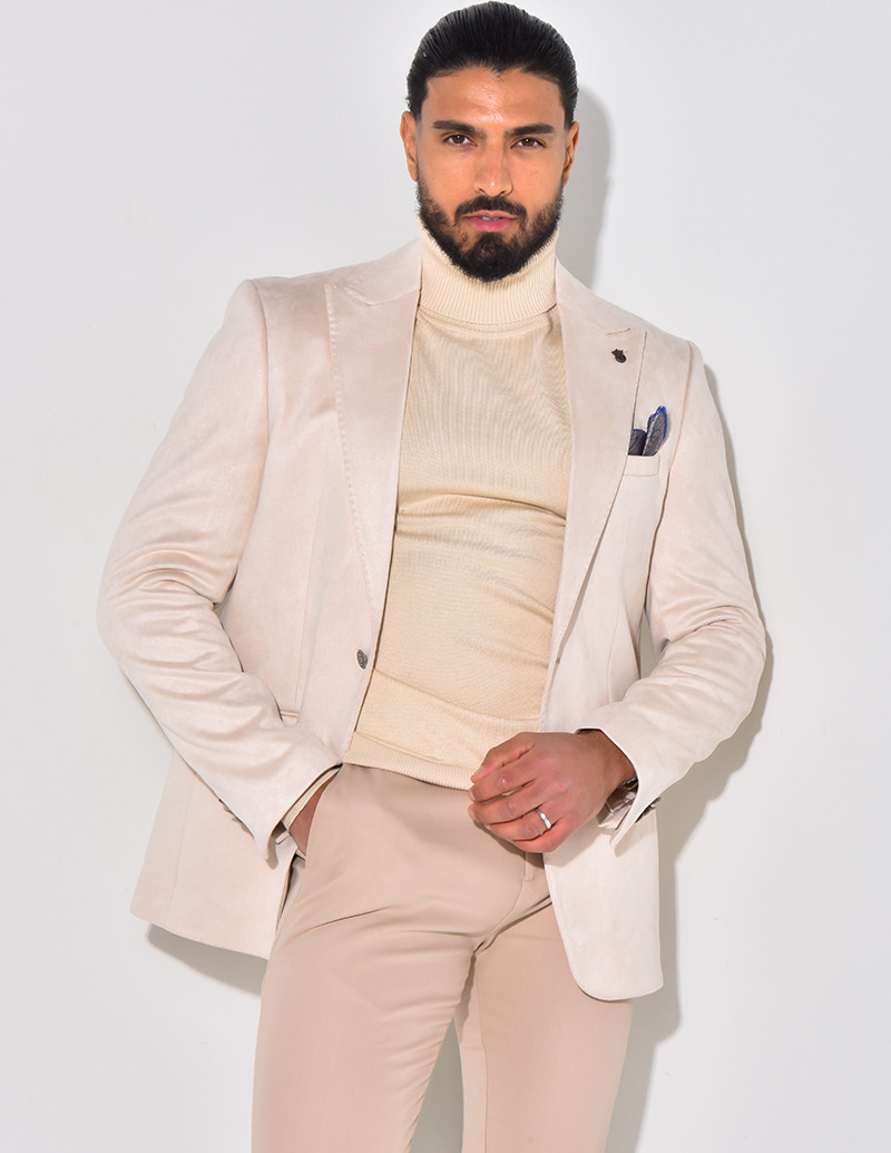 Veste de costume en velours