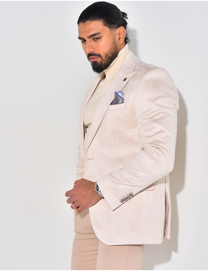 Veste de costume en velours