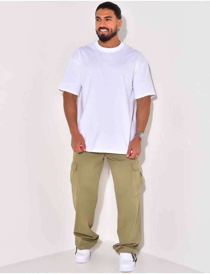 Pantalon cargo à resserré aux chevilles