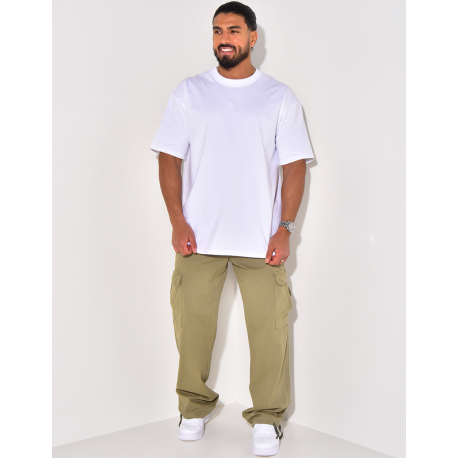 Pantalon cargo à resserré aux chevilles