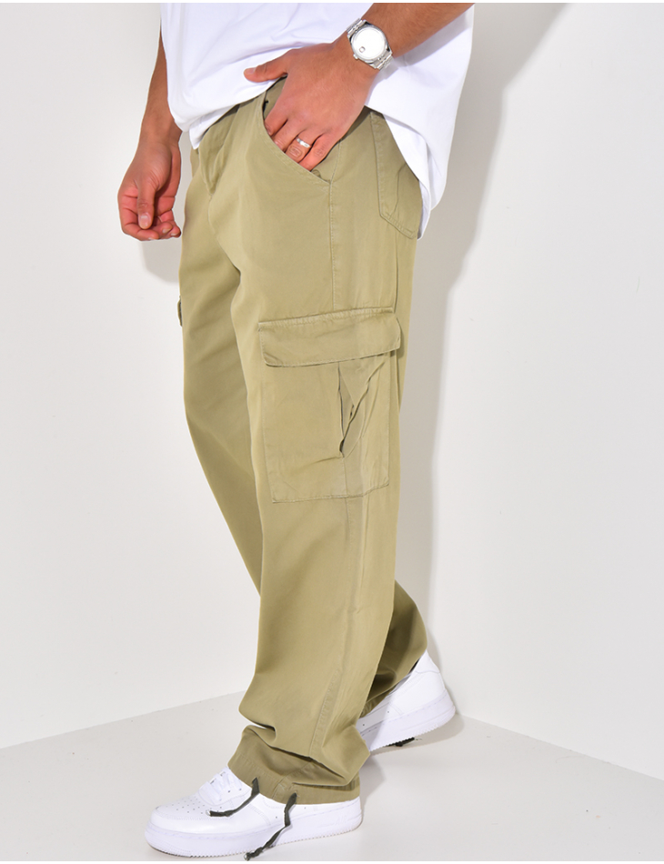 Pantalon cargo à resserré aux chevilles