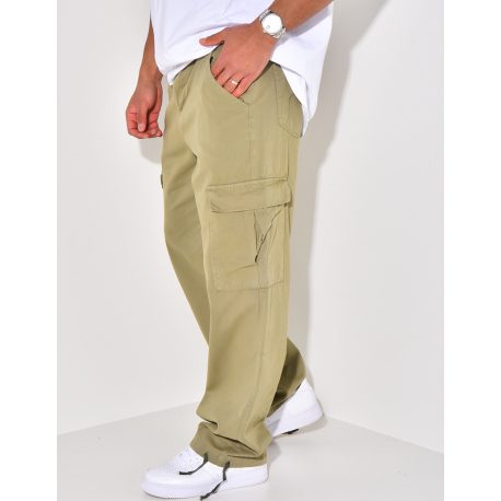 Pantalon cargo à resserré aux chevilles