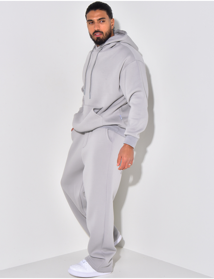 Ensemble de jogging uni pantalon et sweat à capuche Ensemble de jogging uni pantalon et sweat à capuche