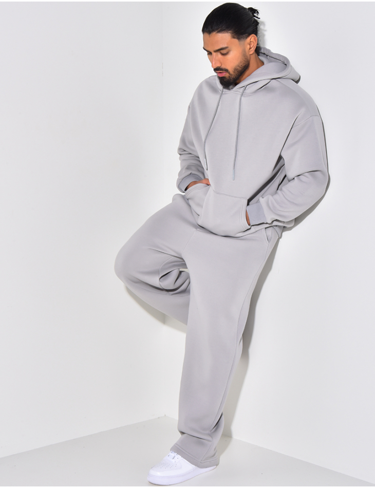 Ensemble de jogging uni pantalon et sweat à capuche Ensemble de jogging uni pantalon et sweat à capuche