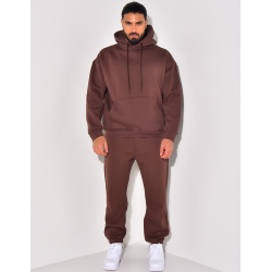 Ensemble sweat à capuche et pantalon uni Ensemble sweat à capuche et pantalon uni