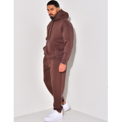 Ensemble sweat à capuche et pantalon uni Ensemble sweat à capuche et pantalon uni